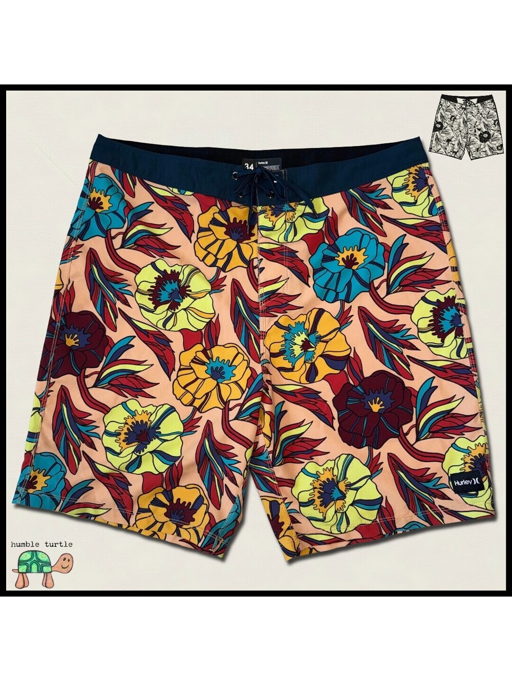 Hurley Mens' Boardshorts | Size 34 | EUC